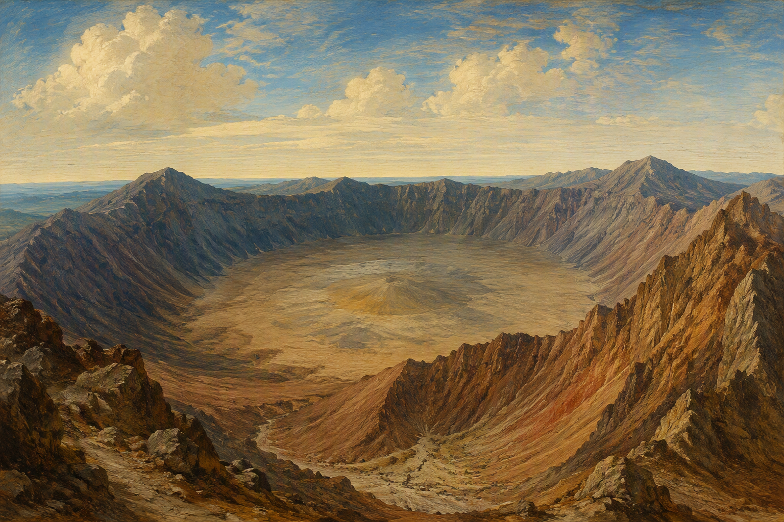 Caldera de Taburienten valtava tulivuoren kraatteri Caldera de Taburienten valtava tulivuoren kraatteri