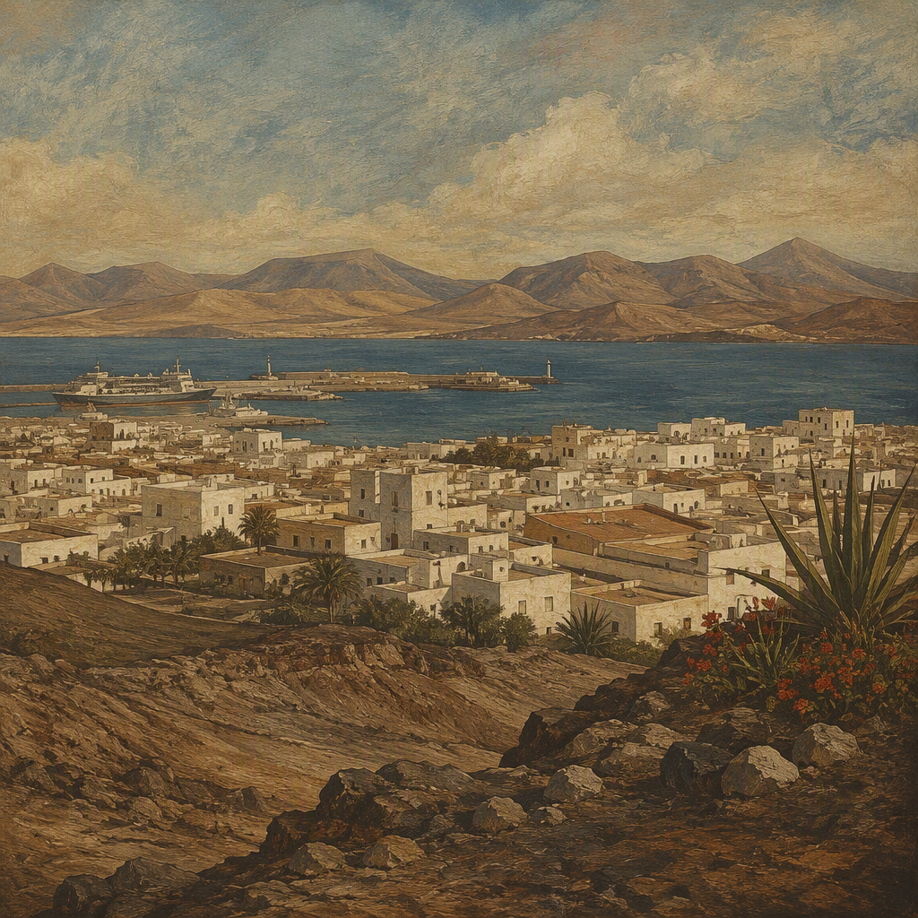 Puerto del Rosarion kaupunkinäkymä Puerto del Rosarion kaupunkinäkymä