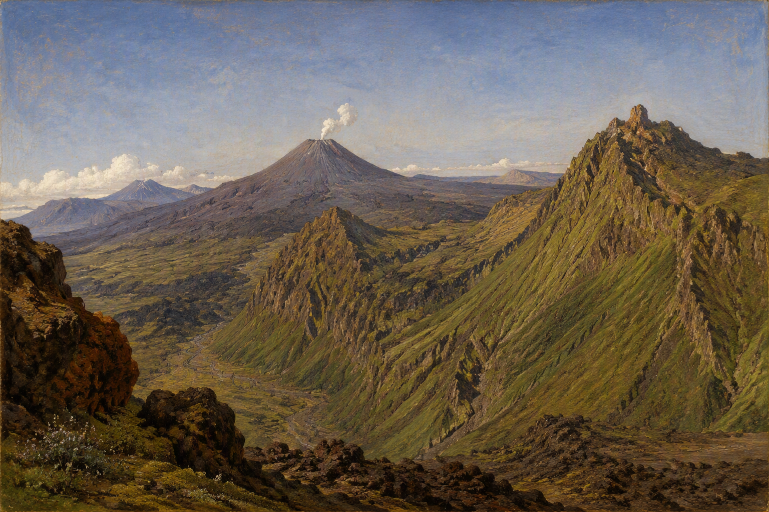 El Hierron jylhät vuoristomaisemat ja laaksot